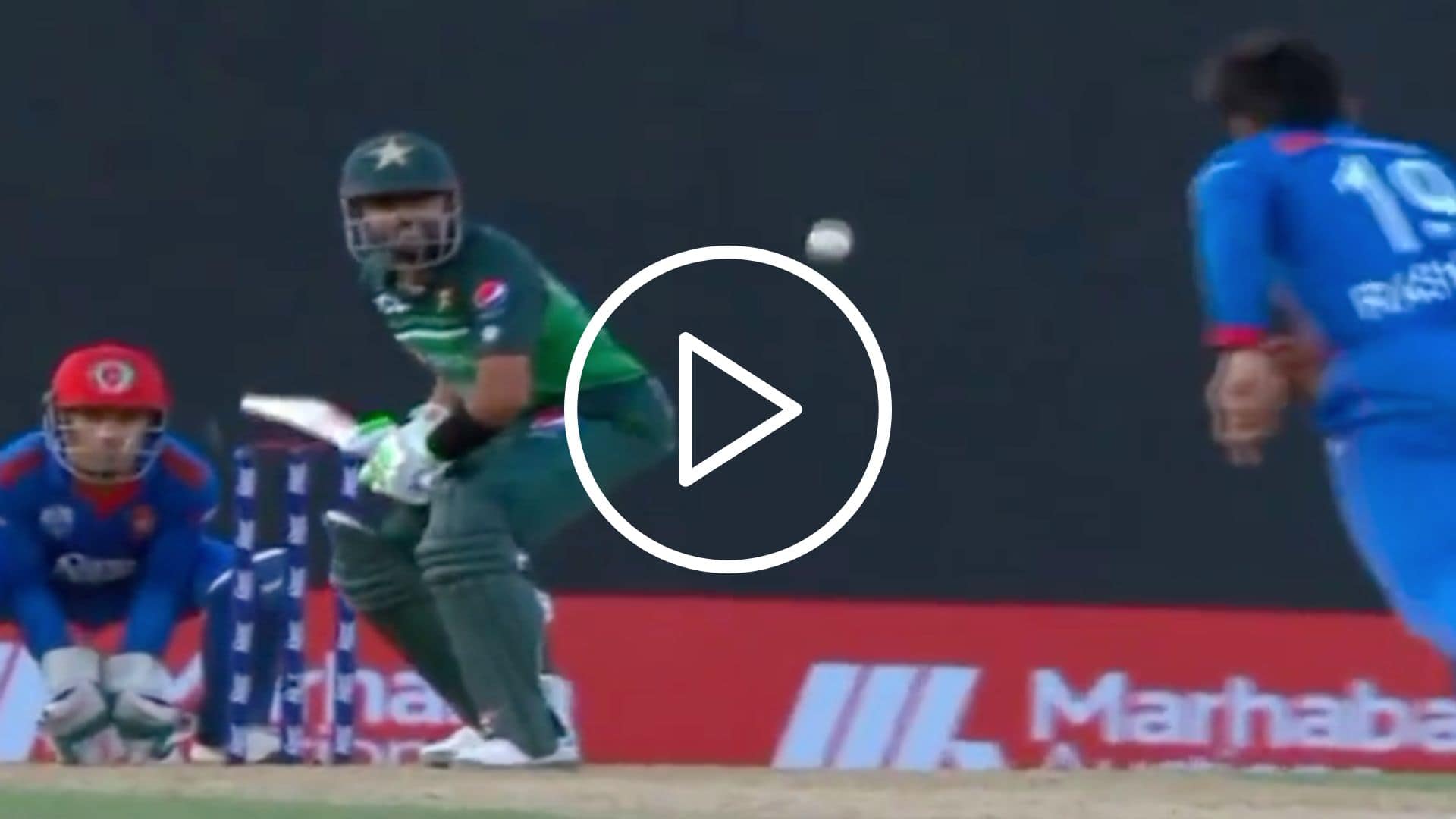 [Watch] Rashid Khan Stuns Pakistan With A Magical Delivery To Babar Azam